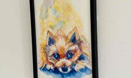 NEW & sold | 水彩 x 紙  | 29 x 22cm | 2026 #犬