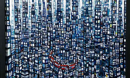 SOLD | まち | 油彩x木製パネル | LIFE | 5月7日-5月24日 | 2025 #TAGBOAT #現代アート
