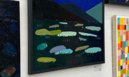 SOLD | 夜の野原 | 油彩x木製パネル | LIFE | 5月7日-5月24日 | 2025 #TAGBOAT #現代アート