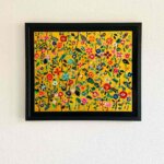 SOLD | 花 | 油彩 x 木製パネル | 38 x 45cm #tagboat