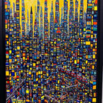 SOLD | ゴールドタウン | 油彩 x キャンバス | 130 x 97cm #tagboat