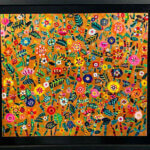 ON SALE | 花 | 油彩 x 木製パネル | 45 x 53cm #TAGBOAT