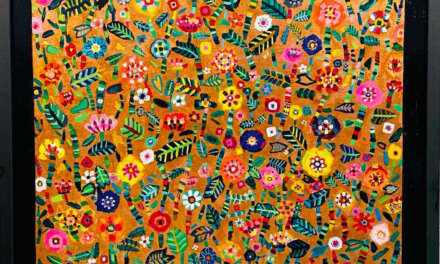 ON SALE | 花 | 油彩 x 木製パネル | 45 x 53cm #TAGBOAT