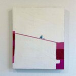 SOLD | rider | 油彩 x キャンバス  | 45 x 38cm #artsticker