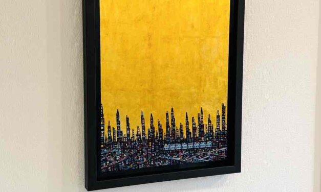 NOW ON SALE | ゆうやけ | 油彩 x 木製パネル | 41 x 31cm #TAGBOAT