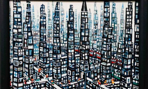 ON SALE | まち | 油彩 x キャンバス | 15 x 22cm #otani.