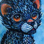 NEW | LEOPARD | 油彩 x 木製パネル | 65 x 53cm #現代アート