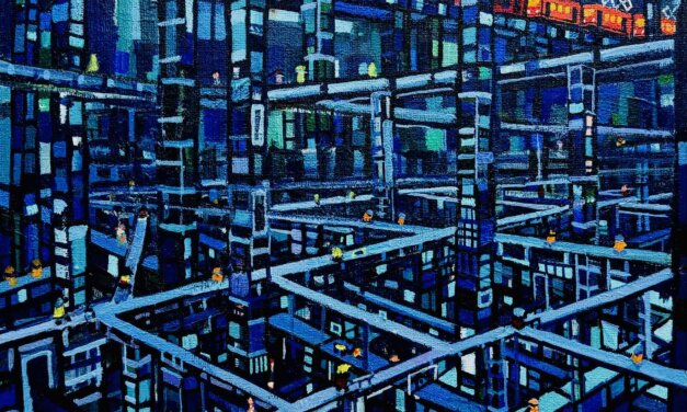 描きかけの絵 | 油彩 x キャンバスボード | 38 x 45cm #現代アート #絵画 #風景画