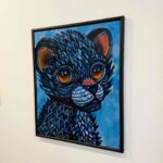 展示中 | LEOPARD | 65X53CM | ねこ展 | KOBE SUBWAY MUSEUM | 1月29日-3月22日 | 2026 #現代アート