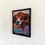 SOLD | 油彩 x 油彩用紙  | 30 x 24cm | OTANI. #犬