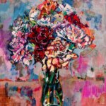 描きかけの絵 | 油彩 x 木製パネル | 72 x 50cm #現代アート