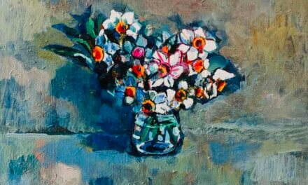 描きかけの絵 | 油彩 x キャンバスボード | 45 x 53cm #現代アート