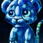 描きかけの絵 | 油彩 x 木製パネル | 65 x 53cm #現代アート #絵画 #leopard