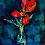 描きかけの絵 | 油彩 x キャンバスボード | 45 x 38cm #現代アート