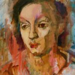 描きかけの絵 | 油彩 x キャンバスボード | 45 x 38cm #現代アート