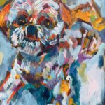 描きかけの絵 | 油彩 x 木製パネル | 41 x 31cm #現代アート