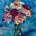 描きかけの絵 | 油彩 x 木製パネル | 72 x 50cm #現代アート