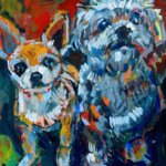 描きかけの絵 | 油彩 x 木製パネル | 45 x 38cm #現代アート