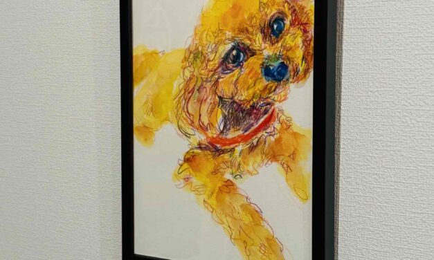 NEW & sold | 水彩 x 紙  | 29 x 22cm | 2026 #犬