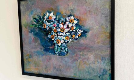 ON SALE | 水仙の花 | 油彩 x キャンバスボード | 45 x 53cm #TAGBOAT