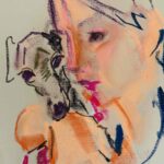NEW | ドローイング x 紙  | 41 x 31cm | 2025 #犬