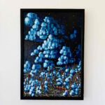 new | 夜空のまち | 油彩 x キャンバス | 72 x 50cm #現代アート