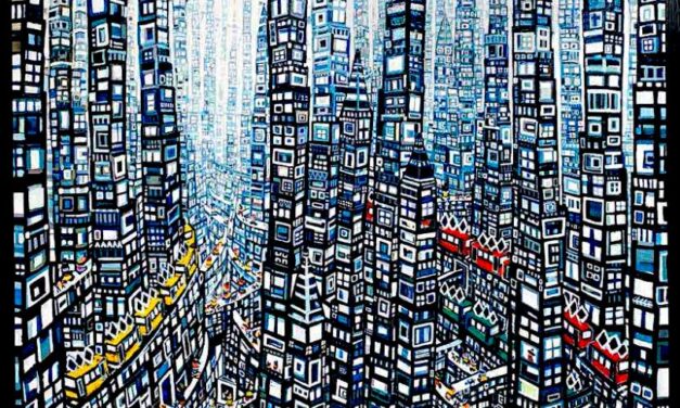ON SALE | まち | 油彩 x キャンバス | 162 x 130cm #TAGBOAT
