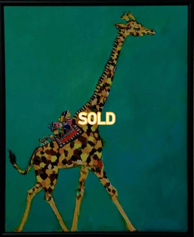 SOLD | ありがとうございました | 麒麟 | 油彩x木製パネル | 65x53cm | 
展示作品は継続してオンライン販売しております。
▽詳しくはこちら
https://www.tagboat.com/products/list.php?author_id=1000550

個展は終了いたしました。
ご来場頂きました皆様そしてワンちゃんにこころより
感謝申し上げます。ありがとうございました😊
これからも絵をたくさん描きますのでよろしくお願いいたします。
作品についてお問い合わせがあれば
お気軽にご連絡ください。

—

大谷太郎「LIFE」
2025年5月7日(水) ～ 5月24日(土)
営業時間：11:00-19:00　休廊：日月祝
入場無料・予約不要
会場：tagboat
〒103-0006 東京都中央区日本橋富沢町7-1 ザ・パークレックス人形町 1F

#tagboat
#gallerytagboat
#contemporaryart
#japaneseartist
#art
#大谷太郎
#tarootani
