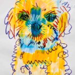 NEW | ドローイング x 紙  | 60 x 50cm | 2025 #犬