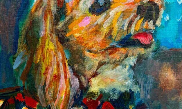 描きかけの絵 | 油彩 x 油彩用紙  | 30 x 24cm | 2026 #現代アート #