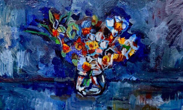 描きかけの絵 | 油彩 x キャンバスボード  | 45 x 53cm  #現代アート