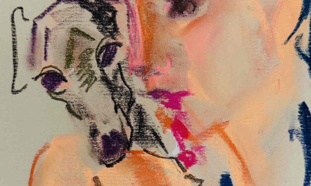 NEW | ドローイング x 紙  | 41 x 31cm | 2025 #犬