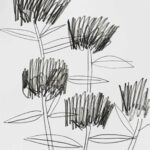 NEW | ドローイング x 紙  | 29 x 21cm #花