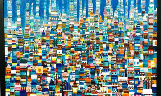 ON SALE | 海のまち | 油彩 x キャンバス | 80 x 100cm #TAGBOAT