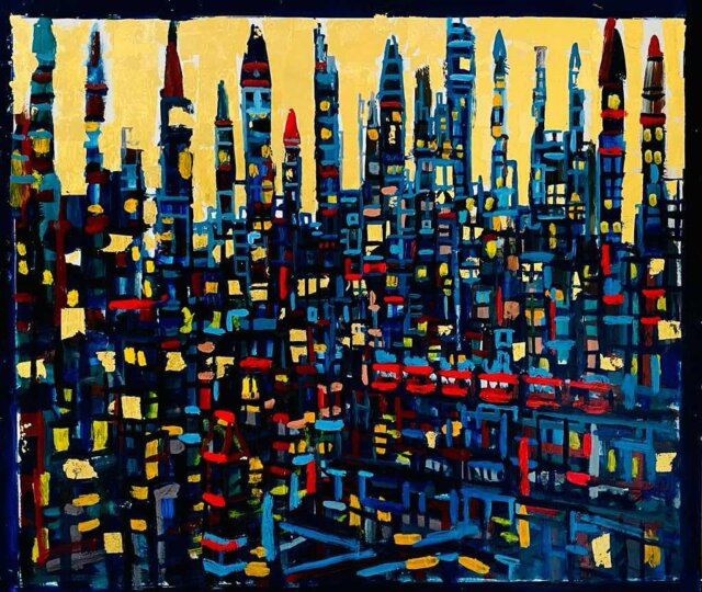30x40cm 木炭x紙 2017 #ドローイング 現代アート 風景 | 大谷
