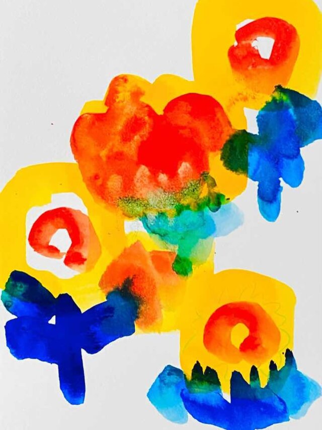 描きかけの絵／54x72cm 油彩xキャンバス 2018 ＃現代アート