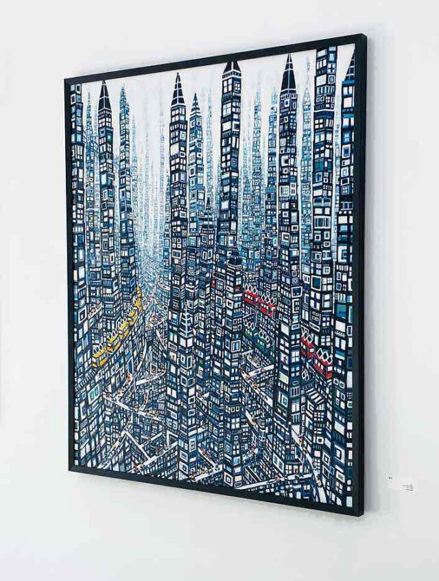 描きかけの絵／54x72cm 油彩xキャンバス 2018 ＃現代アート | 大谷太郎