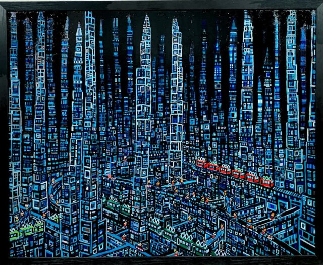 描きかけの絵／54x72cm 油彩xキャンバス 2018 ＃現代アート | 大谷太郎