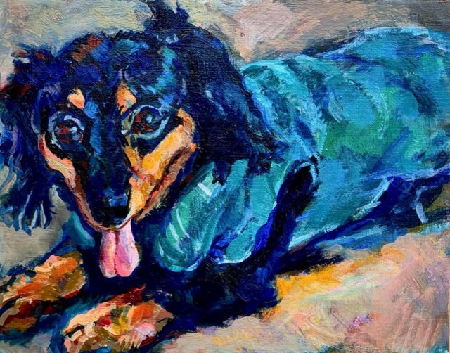 描きかけの絵／54x72cm 油彩xキャンバス 2018 ＃現代アート | 大谷太郎