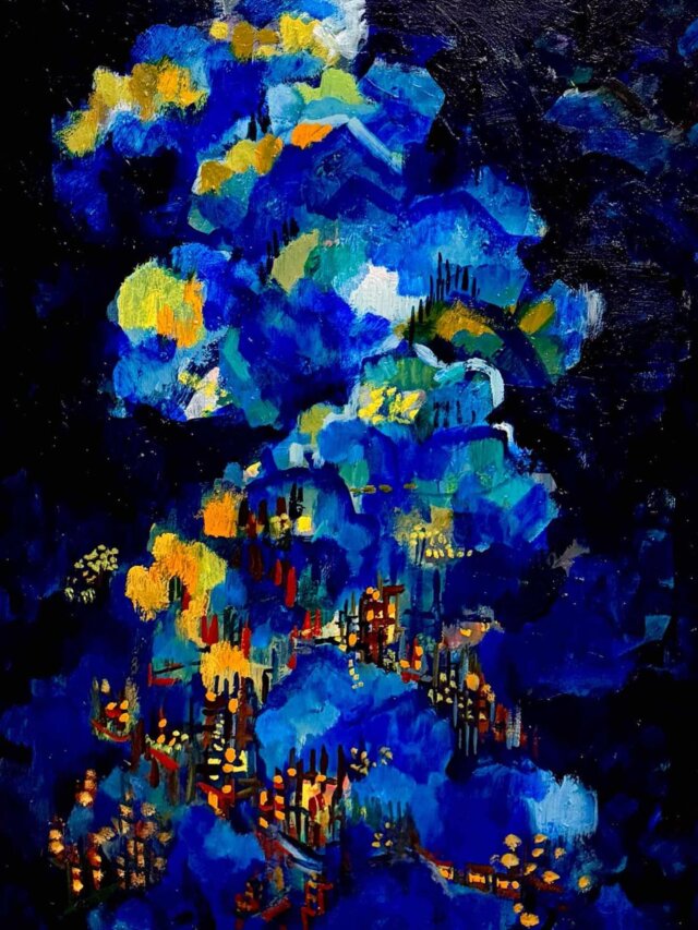 描きかけの絵／54x72cm 油彩xキャンバス 2018 ＃現代アート | 大谷太郎