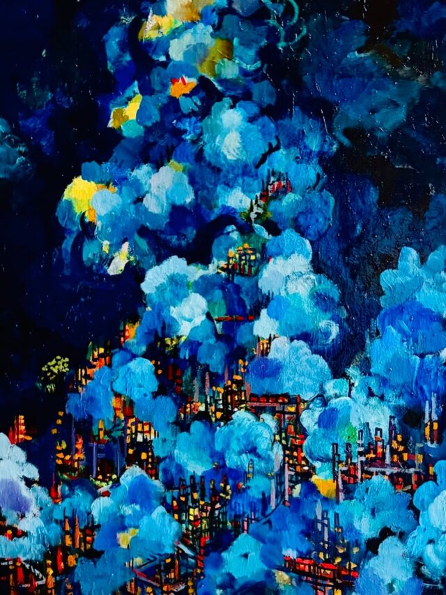 NEW | ビションフリーゼ | 油彩 x 紙 | 30 x 24cm | 2022