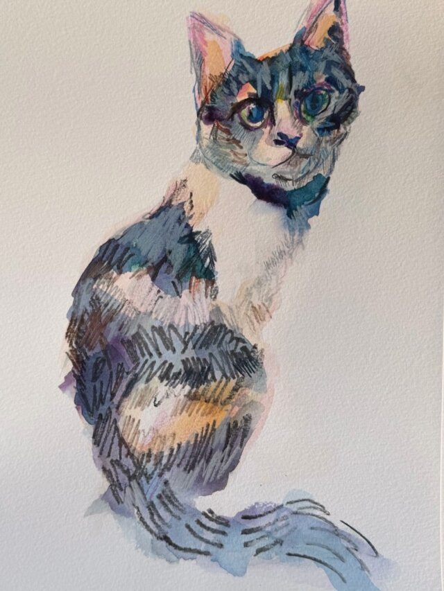 NEW | ドローイング x 紙 | 15 x 10cm | 2022 ＃風景画