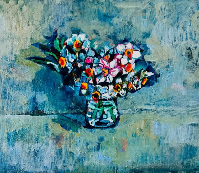 描きかけの絵／54x72cm 油彩xキャンバス 2018 ＃現代アート | 大谷太郎