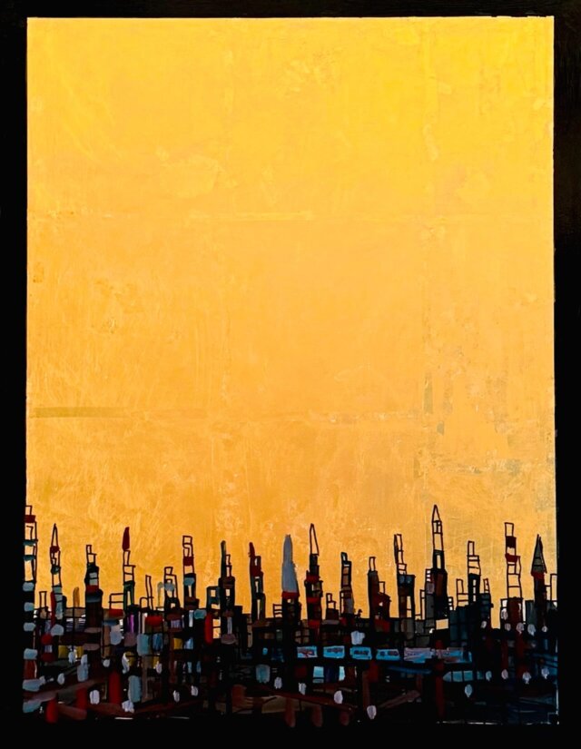 描きかけの絵／54x72cm 油彩xキャンバス 2018 ＃現代アート | 大谷太郎