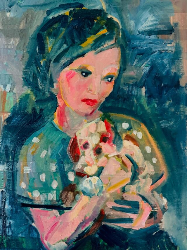 描きかけの絵／54x72cm 油彩xキャンバス 2018 ＃現代アート | 大谷太郎