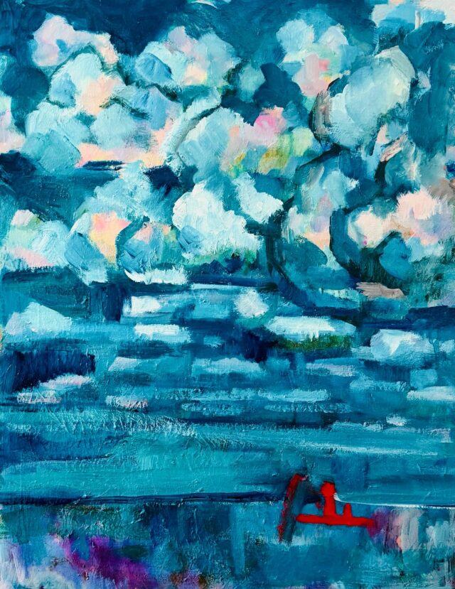 描きかけの絵／54x72cm 油彩xキャンバス 2018 ＃現代アート | 大谷太郎
