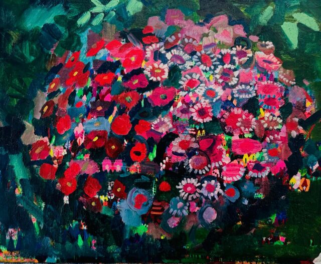 描きかけの絵／54x72cm 油彩xキャンバス 2018 ＃現代アート | 大谷太郎