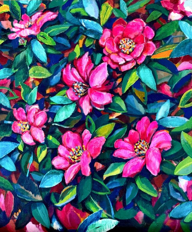 NEW | ビションフリーゼ | 油彩 x 紙 | 30 x 24cm | 2022
