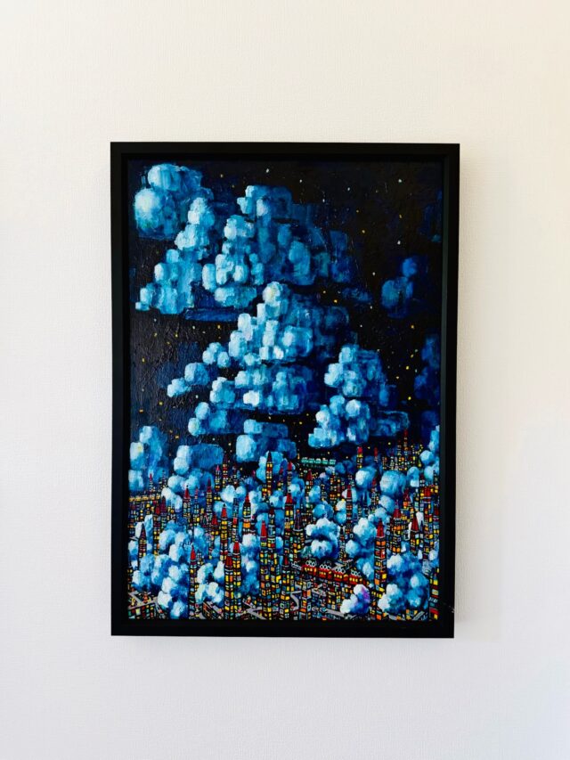 NEW | ビションフリーゼ | 油彩 x 紙 | 30 x 24cm | 2022