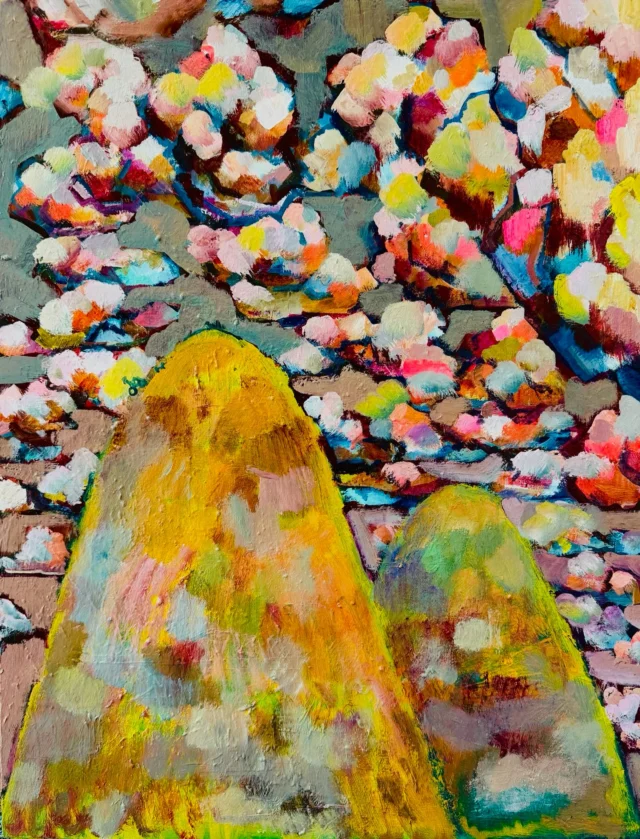 NEW | 油彩 x キャンバスボード | 33 x 24cm | 2024 #現代アート #絵画